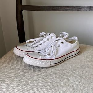 Timeless Low Top White Converse Shoes